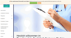 Desktop Screenshot of piushospital.de
